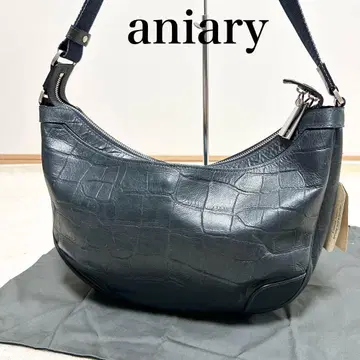 택 포함 새상품 아니아리 발케타 숄더백 악어 엠보싱 가죽 천연 가죽