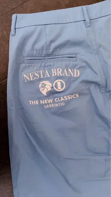 NESTA BRAND 워크 팬츠 라이트 블루