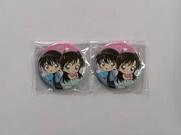 명탐정 코난 유미란(모리 란) 쿠도 신이치(쿠도 신이치) 캐릭터 배지