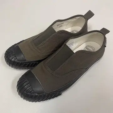 컨버스 슬립온 카키 캔버스 러버 솔 25.0