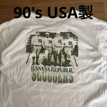 90s USA제 바나나리퍼블릭 바나리파 포켓 T S