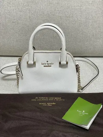 미사용 새상품 kate spade 화이트 숄더백