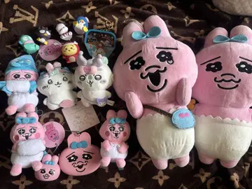 빤쮸토끼 치이카와 (먼작귀) 산리오 봉제 인형 키링 세트