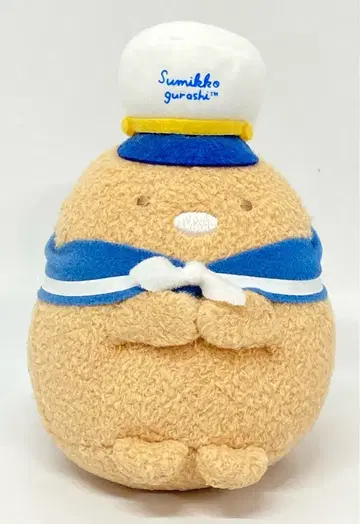 시스템 서비스 마린 모자 돈가스/공 체인 봉제 인형