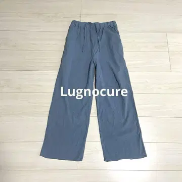 Lugnocure 와이드 팬츠 허리밴딩