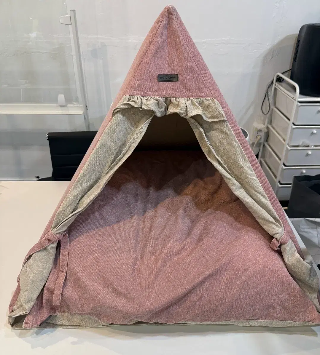 바비숑 강아지 침대 방석 푹신 호텔쿠션 꿀잠