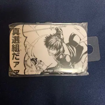 점프 50주년 기념 스퀘어 캔뱃지 은혼 히지카타 토시로