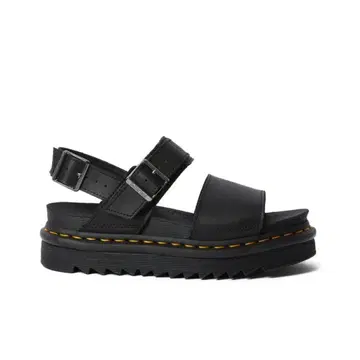 새상품 Dr.Martens Voss 블랙 샌들 남녀 공용 24cm
