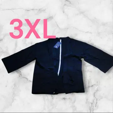 블랙 3XL 7부 소매 가디건 남성용 여름 기모노풍 자켓 린넨
