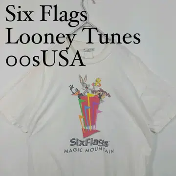 00s Six Flags 루니 툰즈 티셔츠 USA제 빈티지