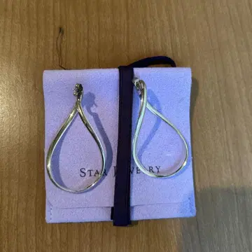 스타 주얼리 실버 귀걸이 후프 인피니티 star jewelry