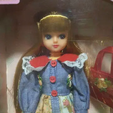 새상품 레트로 리카짱 일본제 타카라 롱 헤어 금발