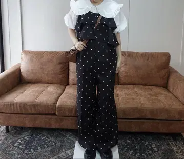시마무라 miyu 도트 올인원 프릴 살로펫