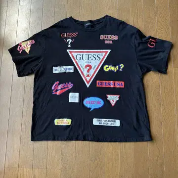 GUESS 프린트 티셔츠