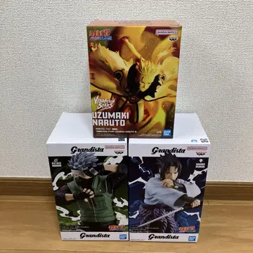 NARUTO Grandista 사스케 & 카카시 나루토 피규어