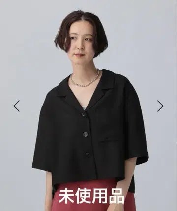 LEPSIM 파나마 5부 소매 셔츠 블랙