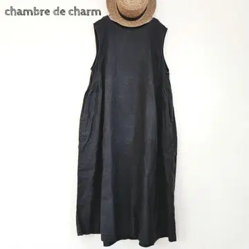 chambre de charm 롱 원피스 슬리브리스