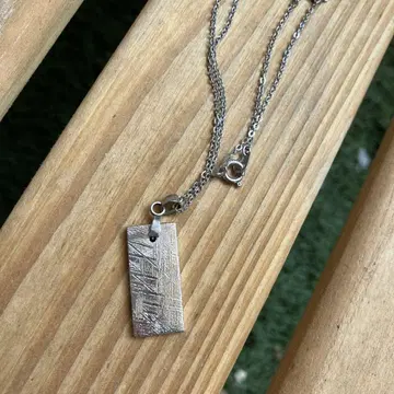 기베온 운석 (5g) 실버 목걸이