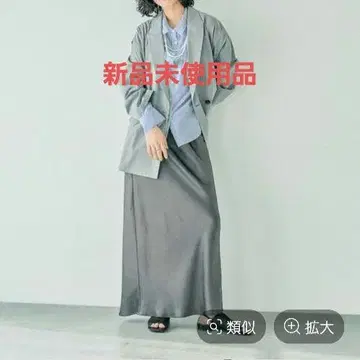 미사용 새상품 렙심 스트레치 새틴 스커트