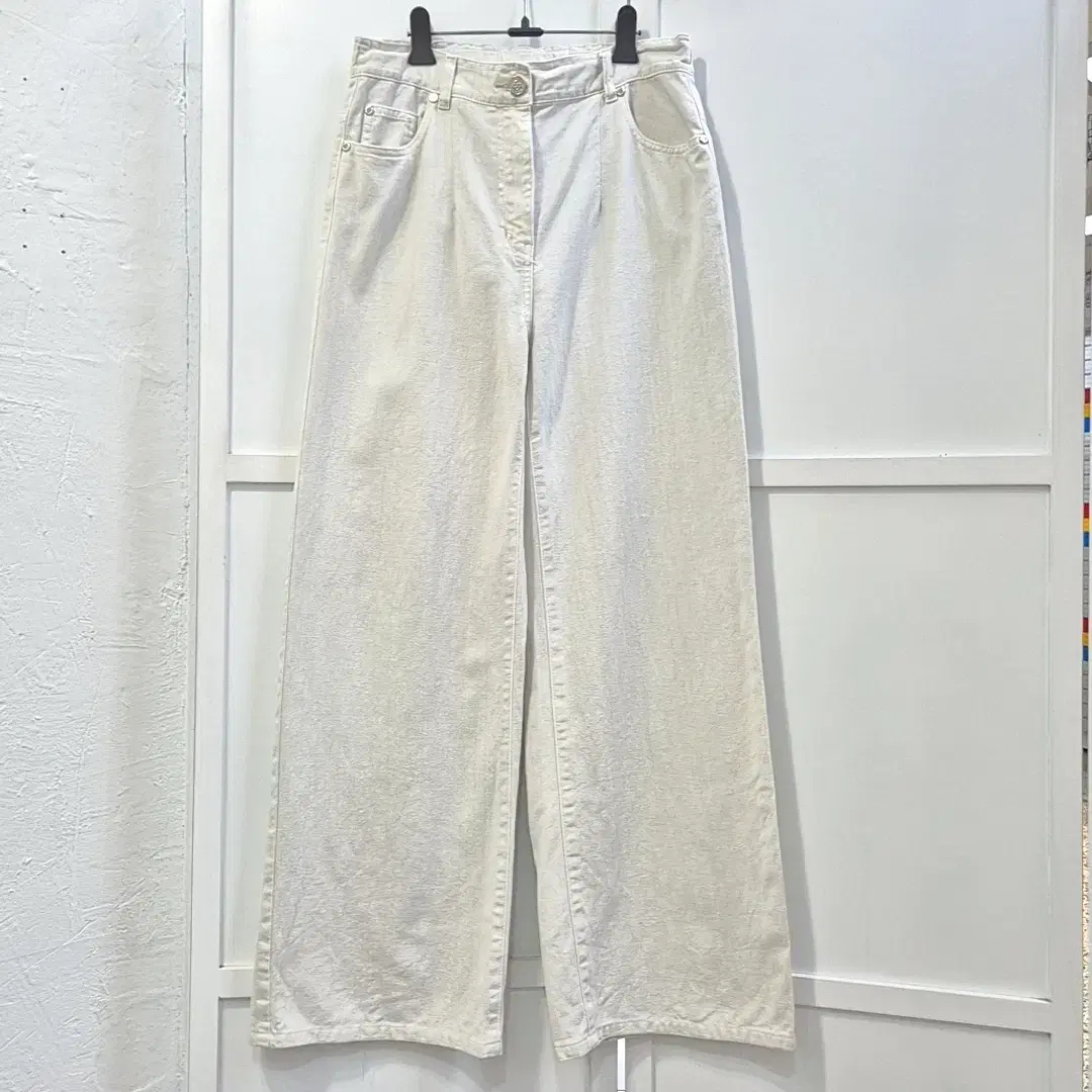 25ss G-cut Back Banding Wide Cotton Pants