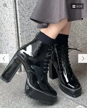 레이스업 숏부츠