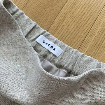 SACRA RUSTIC LINEN SKIRT 롱 스커트