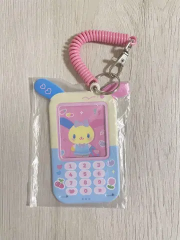 산리오 피처폰 트레이딩 카드 케이스 패스 케이스 우사하나 키티