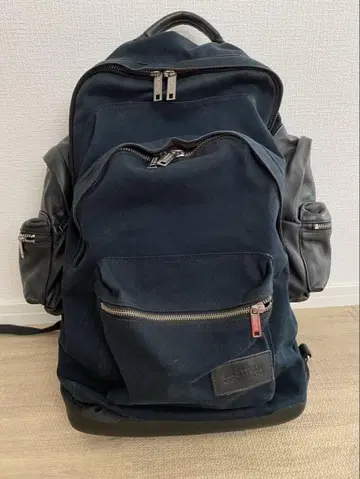 크리스 반 아쉬 가죽 콤비 백팩