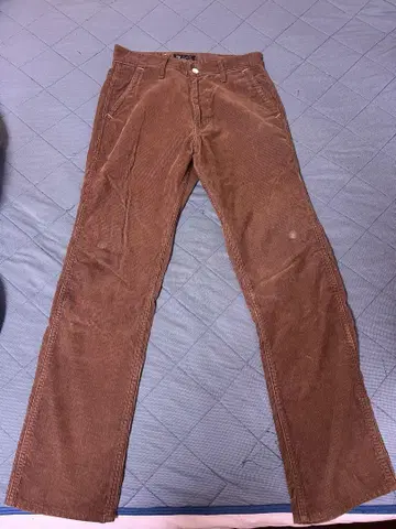 FABRIC ONE 브라운 코듀로이 치노 팬츠 W33 L34