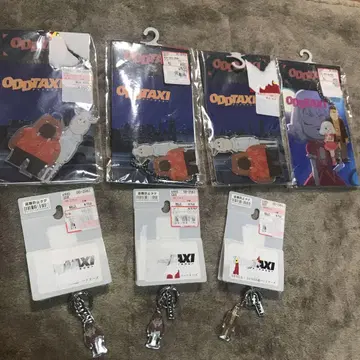 ODDTAXI 키링 아크릴 스탠드 7개 세트