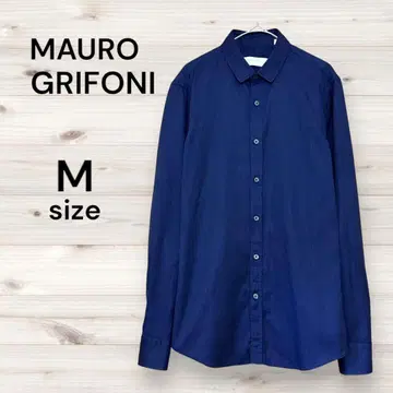 MAURO GRIFONI 새상품급 마우로 그리포니 네이비 긴팔 셔츠