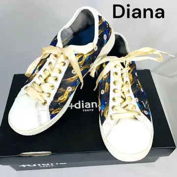 +DIANA 플러스 다이애나 꽃무늬 메쉬 스니커즈