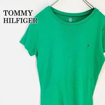 TOMMY HILFIGER 타미힐피거 반팔 티셔츠 그린 그린