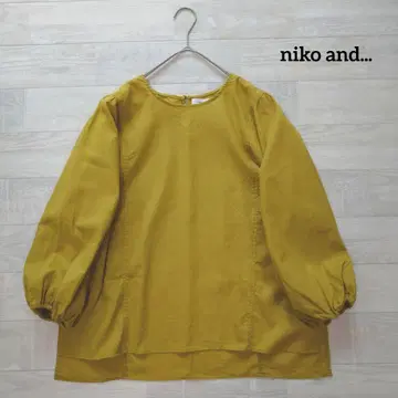 niko and... 니코 앤드 린넨 코튼 풀오버 블라우스 M