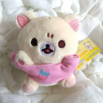 코리락쿠마 딸기 없는 하루 손으로 만드는 봉제 인형 티셔츠 리락쿠마