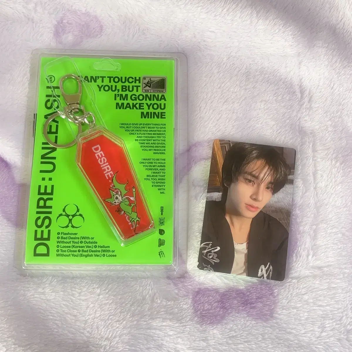 Enhyphen Desire Unleash Keyring Album + Jake Poca wts