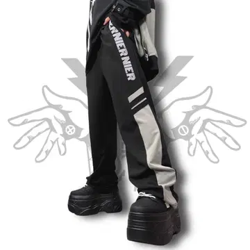 NieR SIDE LOGO UNISEX BICOLOR PANTS