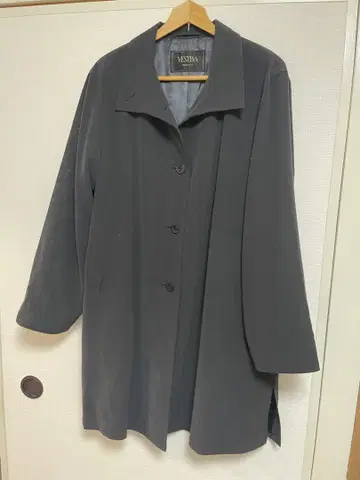 VESTINA 블랙 롱 코트 TOKYO STYLE