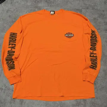"HARLEY DAVIDSON 할리데이비슨 롱 T 소매 프린트