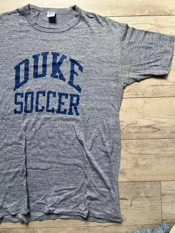 90년대 듀크 블루 데빌스 듀크 대학 칼리지 빈티지 티셔츠 XL