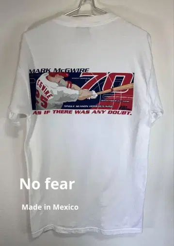 90s No Fear 티셔츠 Mark Mcgwire 맥과이어