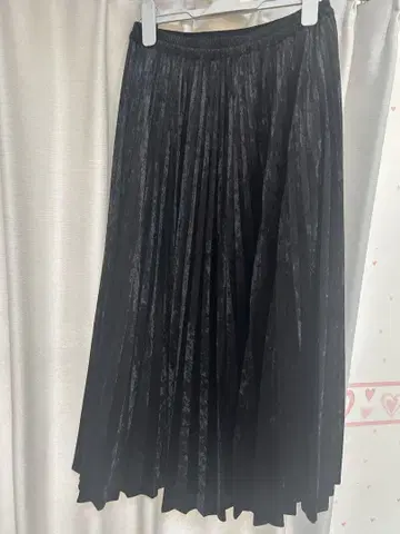 Ray BEAMS 블랙 롱 스커트