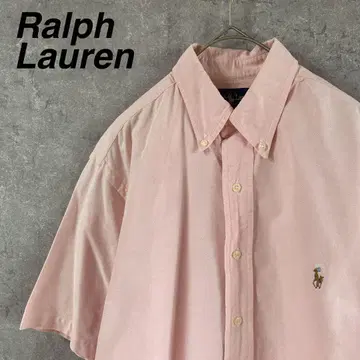 90s Ralph Lauren 옥스퍼드 반팔 셔츠 S/M 사이즈 상당