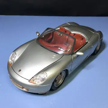 PORSCHE 포르쉐 박스터 미니카 실버 1/18