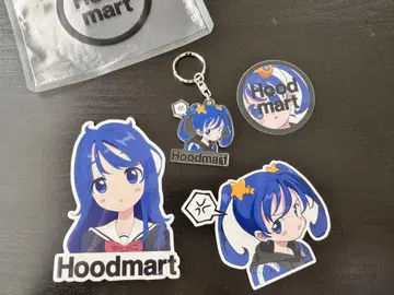 Hoodmart 기념품 세트 아크릴 키링 스티커