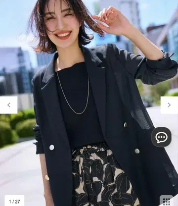 any SiS 시어 메쉬 자켓 네이비 S