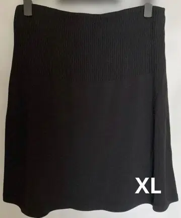Jaeger 예거 블랙 플레어 스커트 미디 기장 XL 영국제