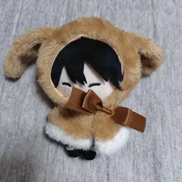 레트로풍 토끼 케이프 봉제 인형