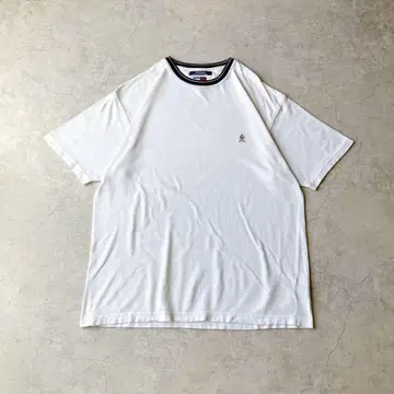 00s 타미힐피거 티셔츠 화이트