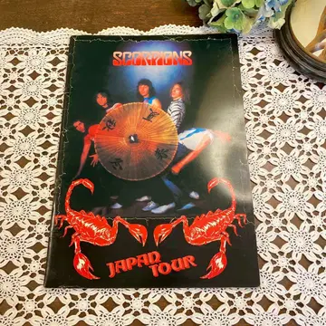 SCORPIONS 1979년 라이브 투어 팜플렛 일본 공연